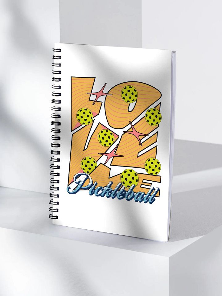 Love Me Pickleball Spiral Notebook product image (1)