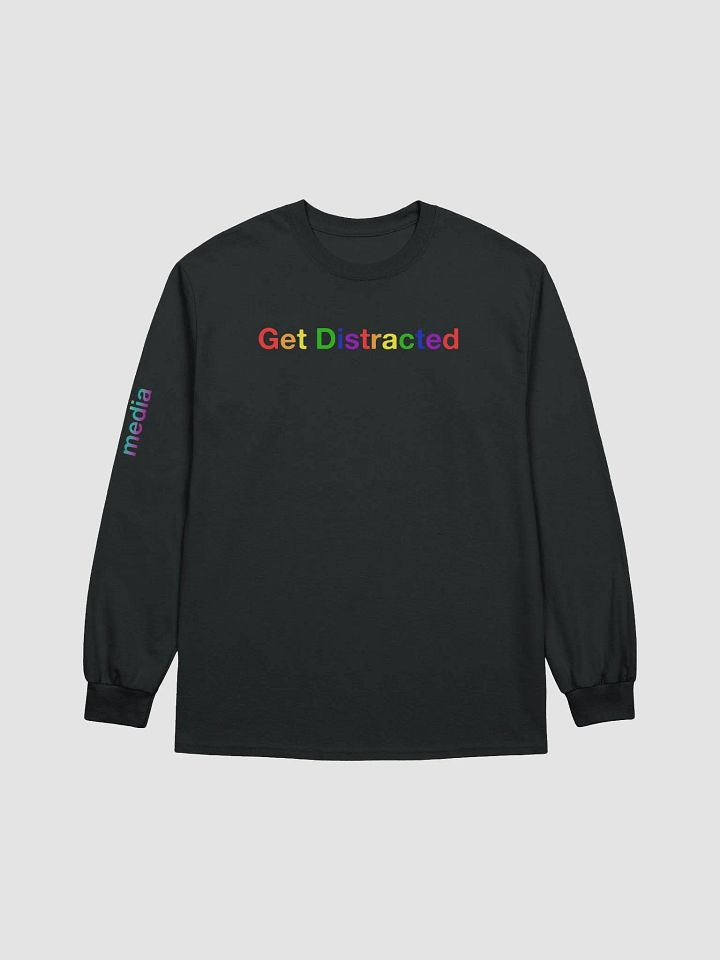 Get distracted long sleeve nonbinary pride product image (2)