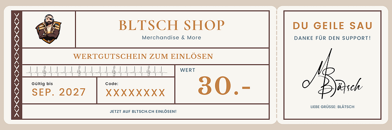 30.- Gutschein