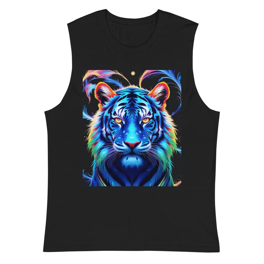 Neon Tiger Muscle Tank Bella+Canvas (Men's) product image (3)