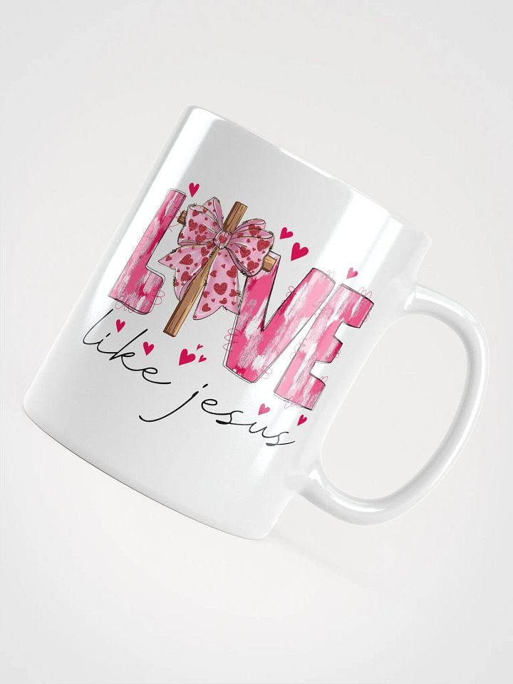 Love Like Jesus Coquette Cross Mug product image (2)