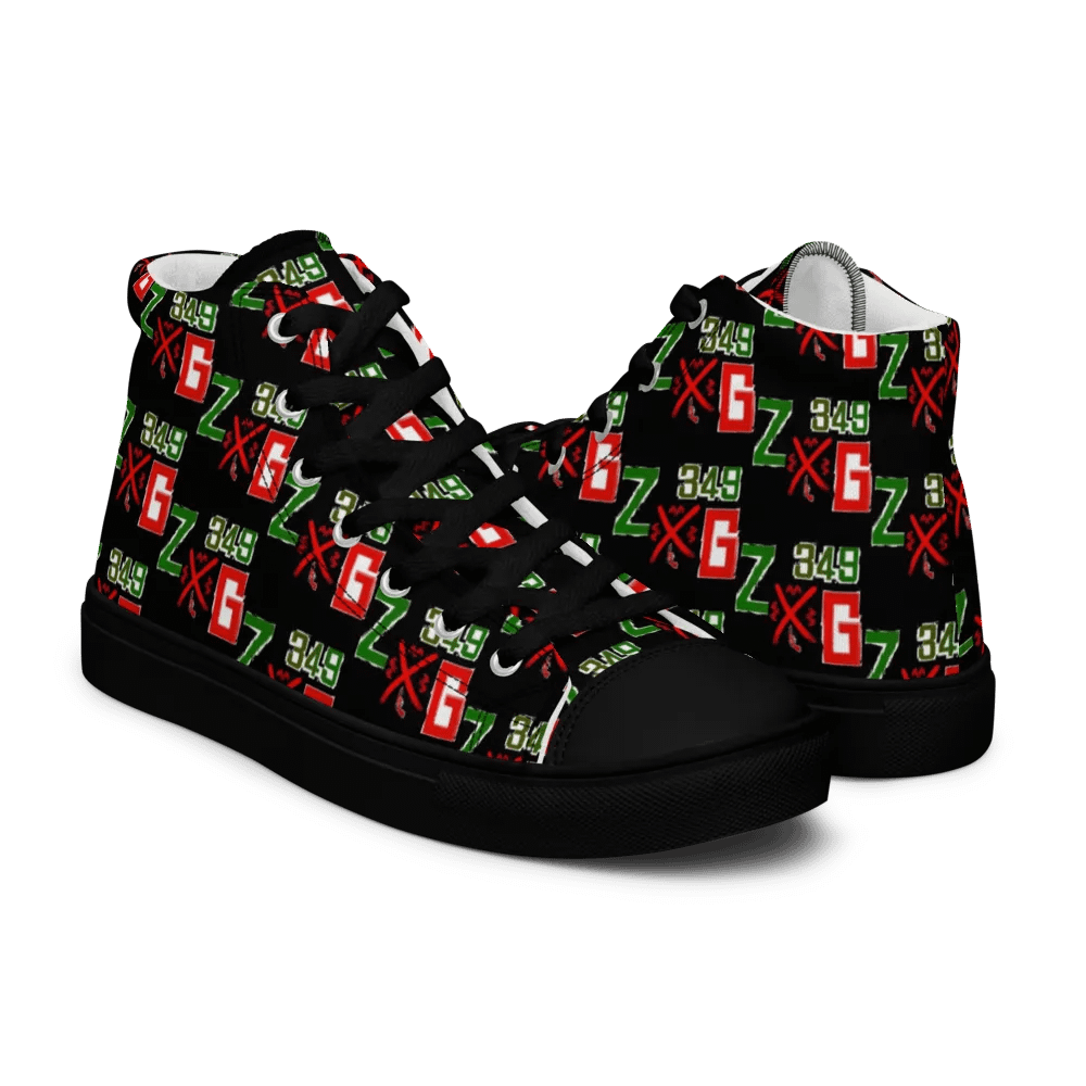 ZombfectedGaming 349 Women's High Top Shoes product image (11)