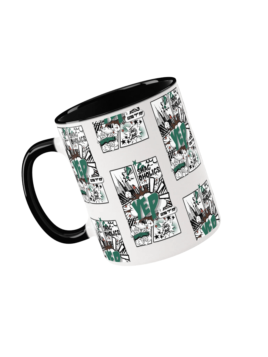 Shac-oholics Comic Blast Mug - Dark Green 