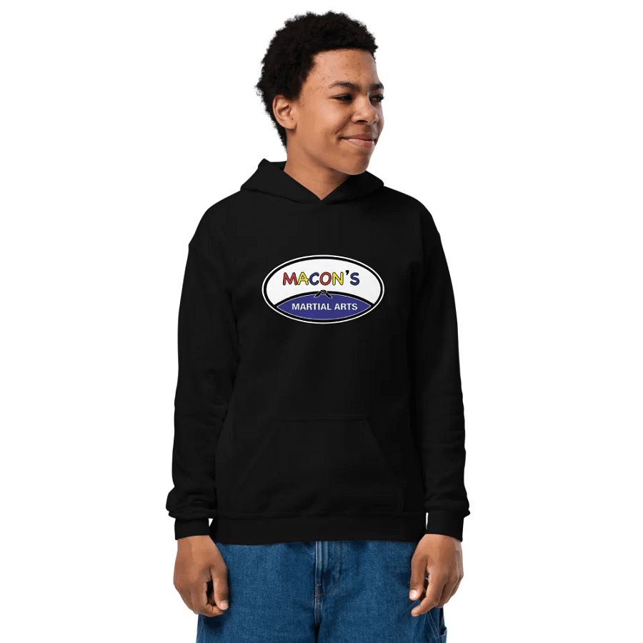 Little Leaders Logo Youth Gildan Heavyweight Hoodie product image (1)