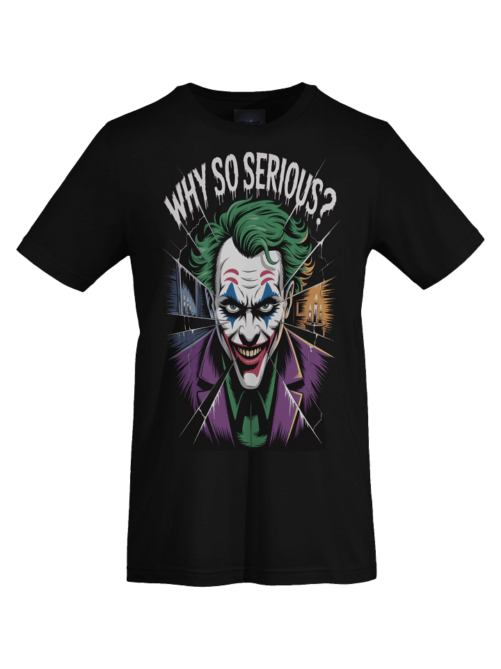 Joker 'Why So Serious?' Shattered Reflection Supersoft T-Shirt product image (1)