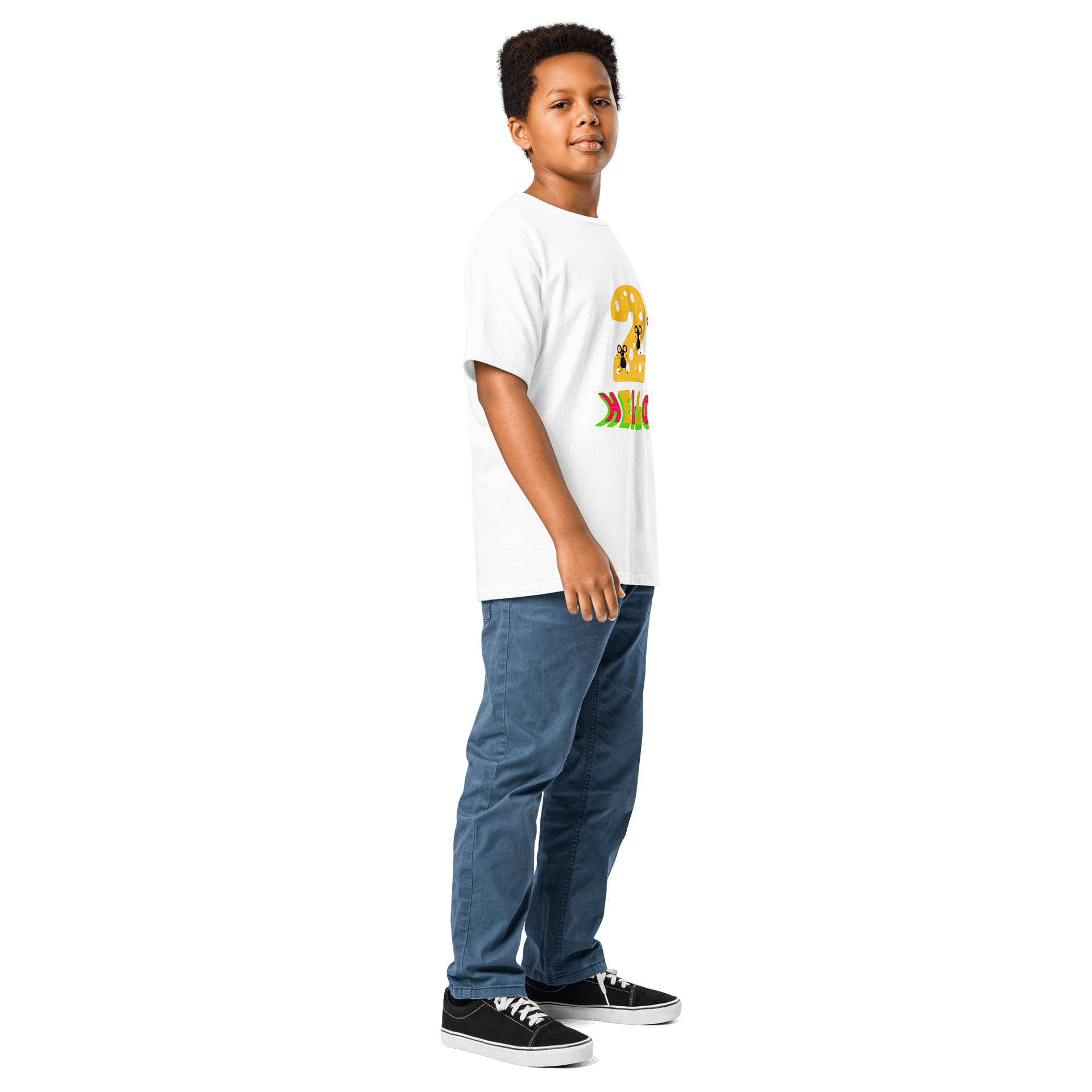 Cheesy Grade 2 Hello Kids T-Shirt product image (35)