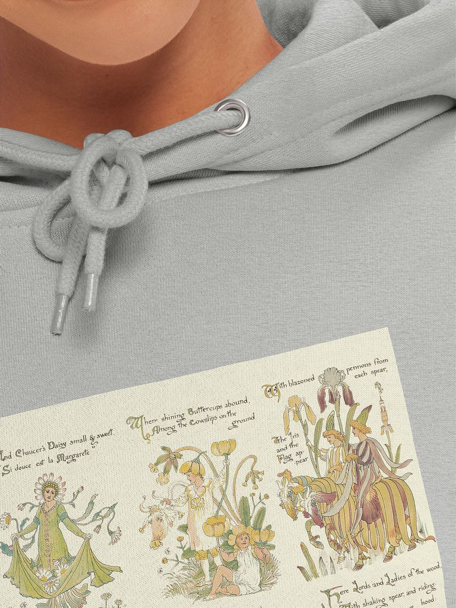 Flora’s Feast Botanical Hoodie – Vintage Floral Art by Dr. Mac Garden Style product image (7)