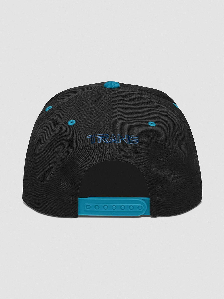 TRANS Vaporwave Snapback Embroided Hat product image (4)