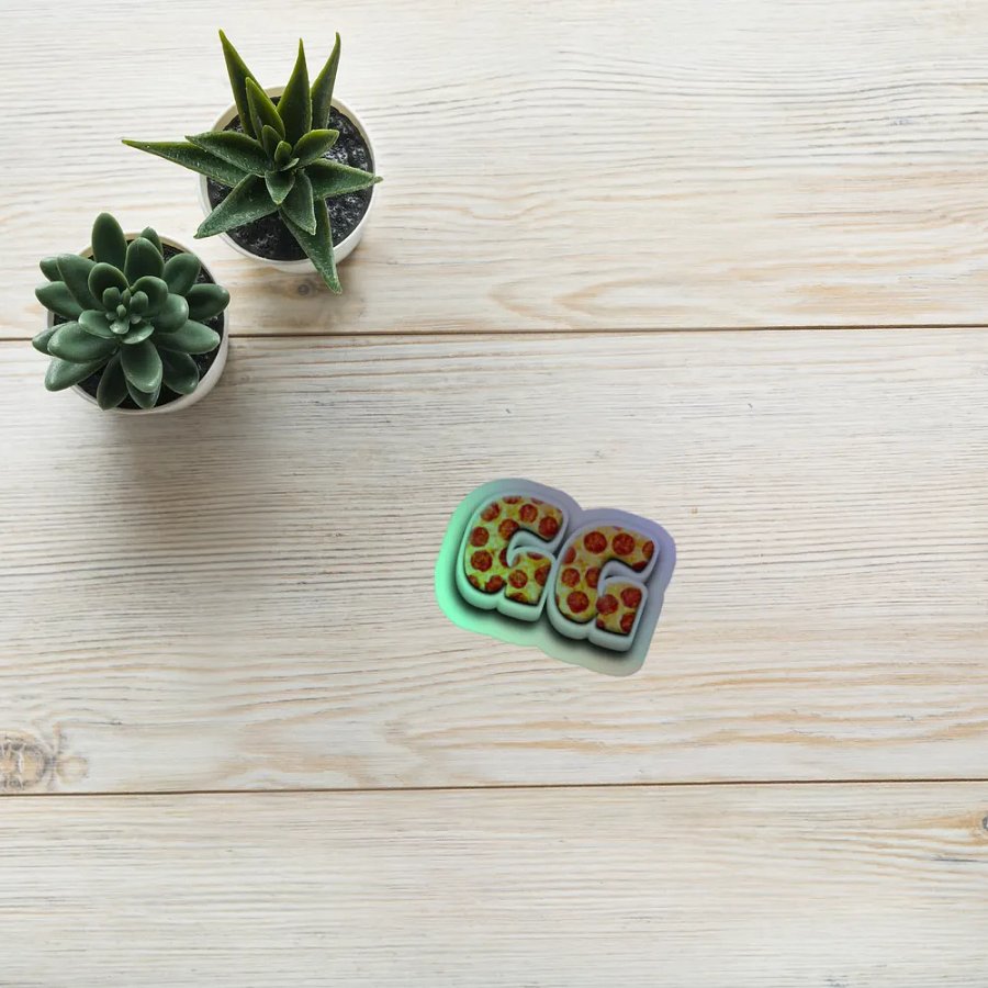 Holographic GG Sticker product image (7)