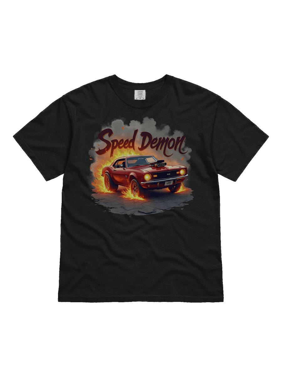 Garment-Dyed Heavyweight Men T-Shirt Muscle Car Graphic product image (1)