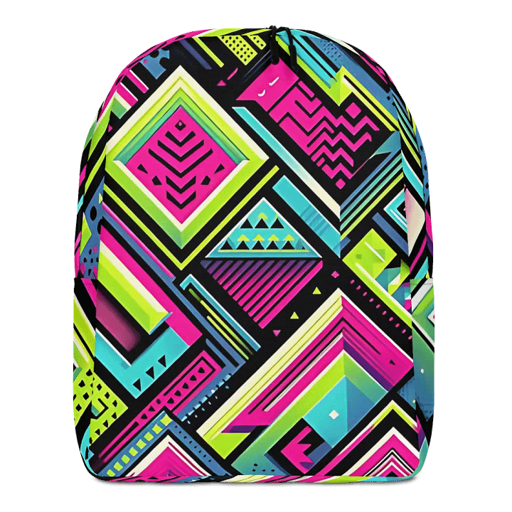 Neon Pop Art Minimalistic Backpack product image (2)