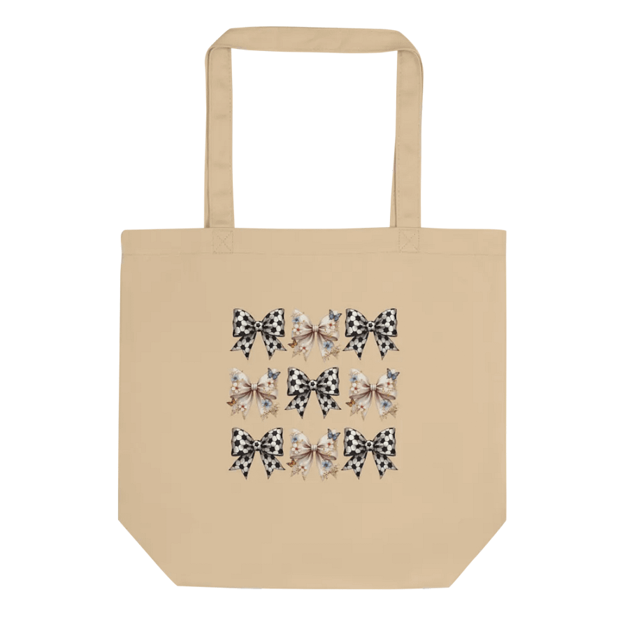 Spring Bows Soccer Chic Eco-Friendly Tote Bag product image (1)