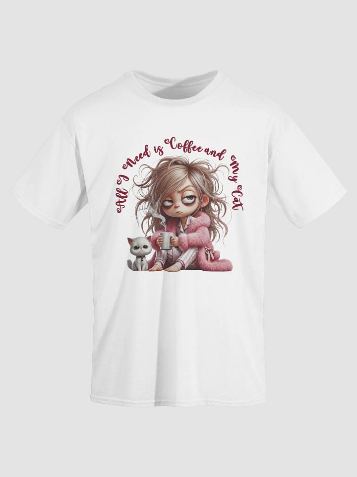 Vibes All I need is Coffee and My Cat T-Shirt product image (1)