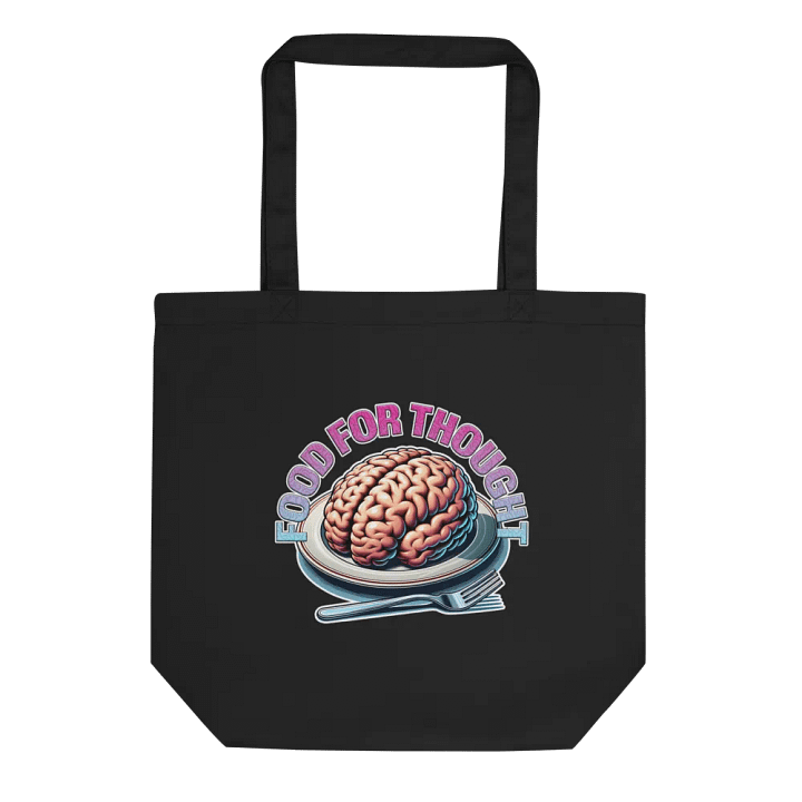 Food For Thought Cotton Twill Tote Bag product image (1)