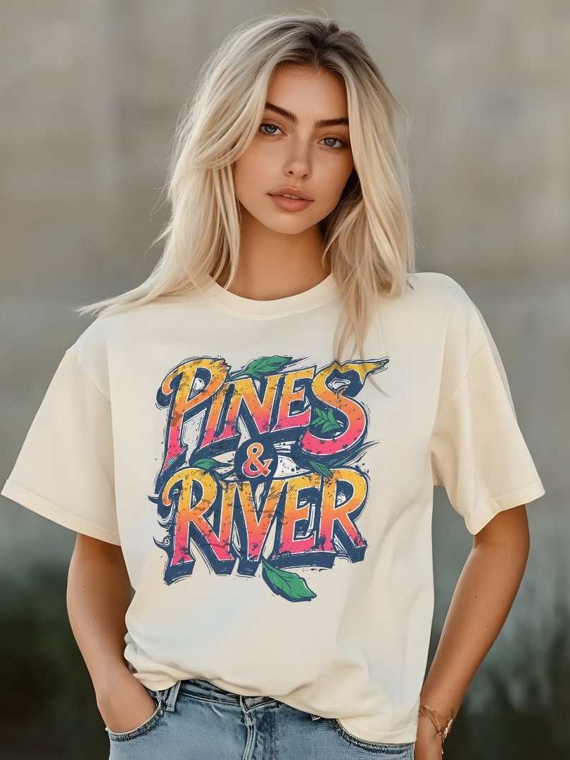 Pines and River Vintage Grunge Tee product image (11)