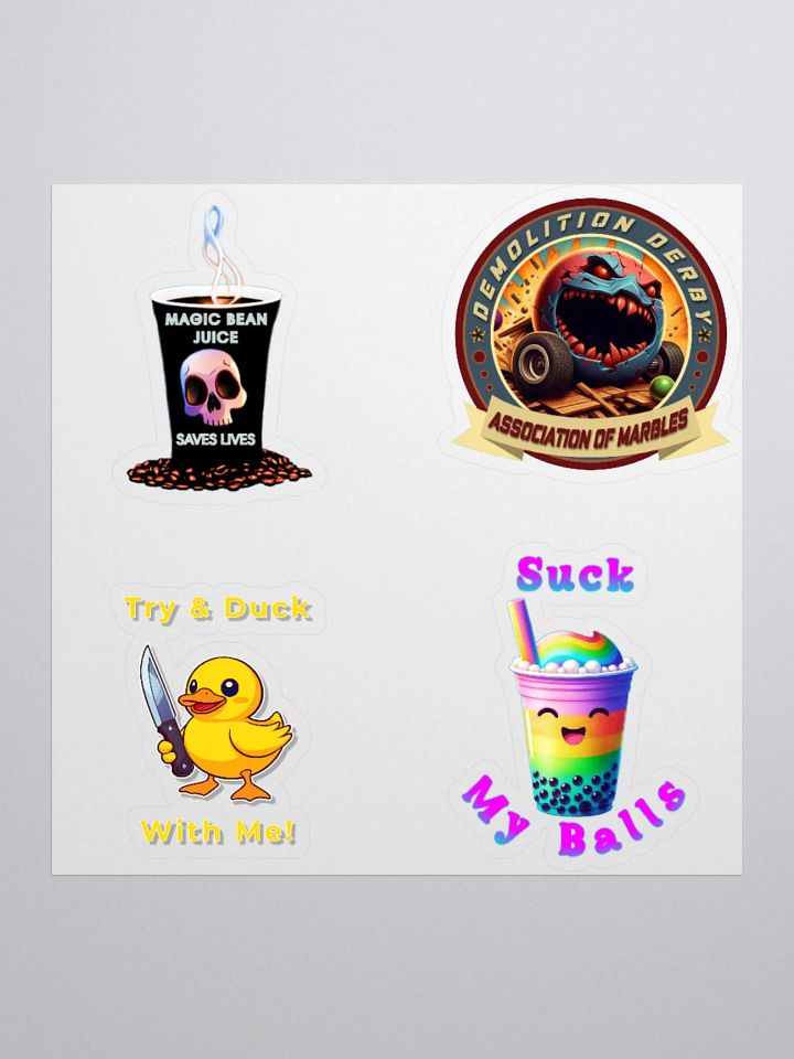 Quirky Kiss Cut Sticker Pack product image (2)