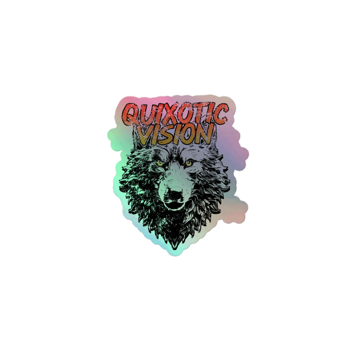 Wolf Star Holographic Sticker product image (2)