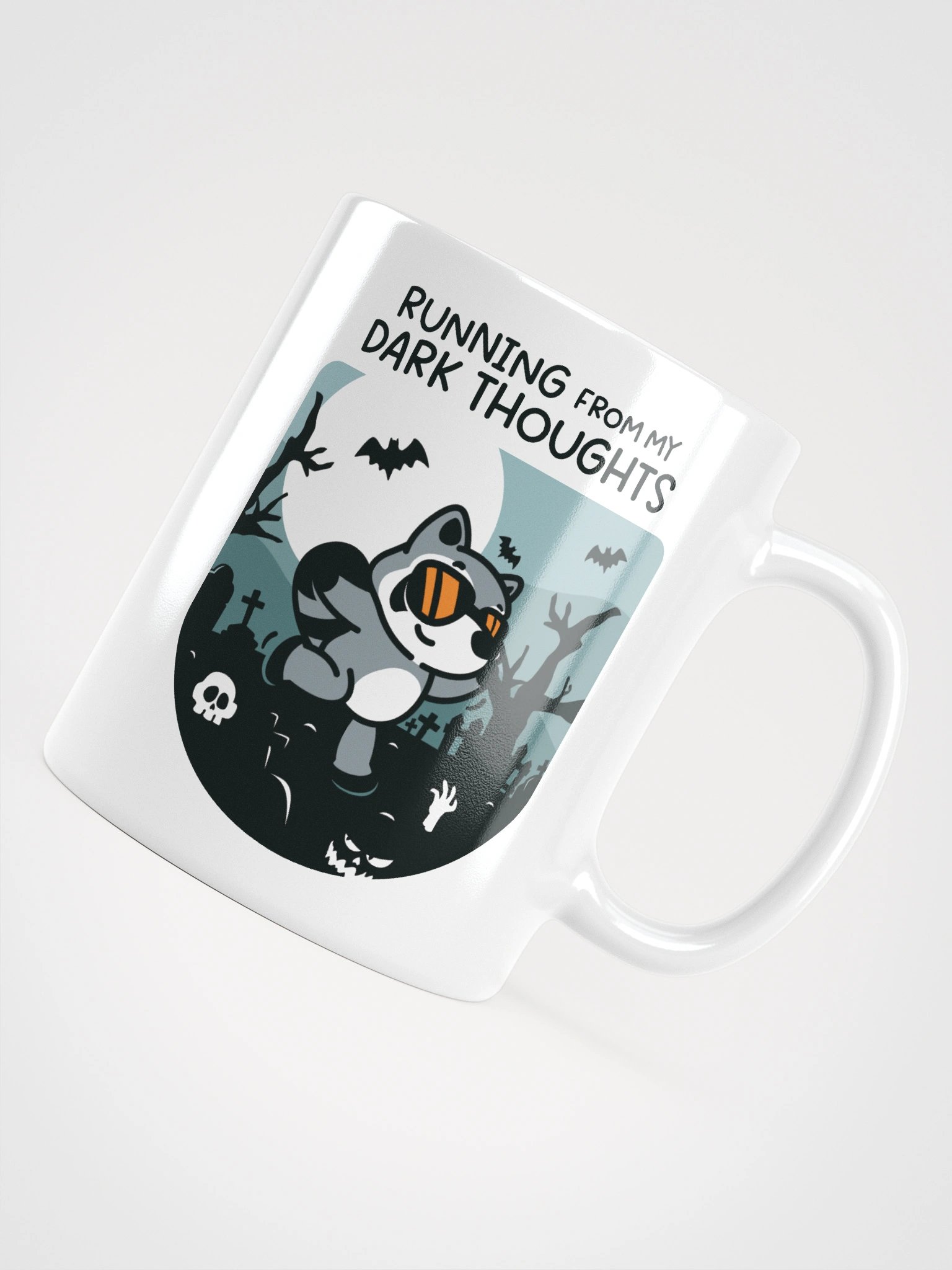 Running From My Dark Thoughts Coffee Mug product image (15)