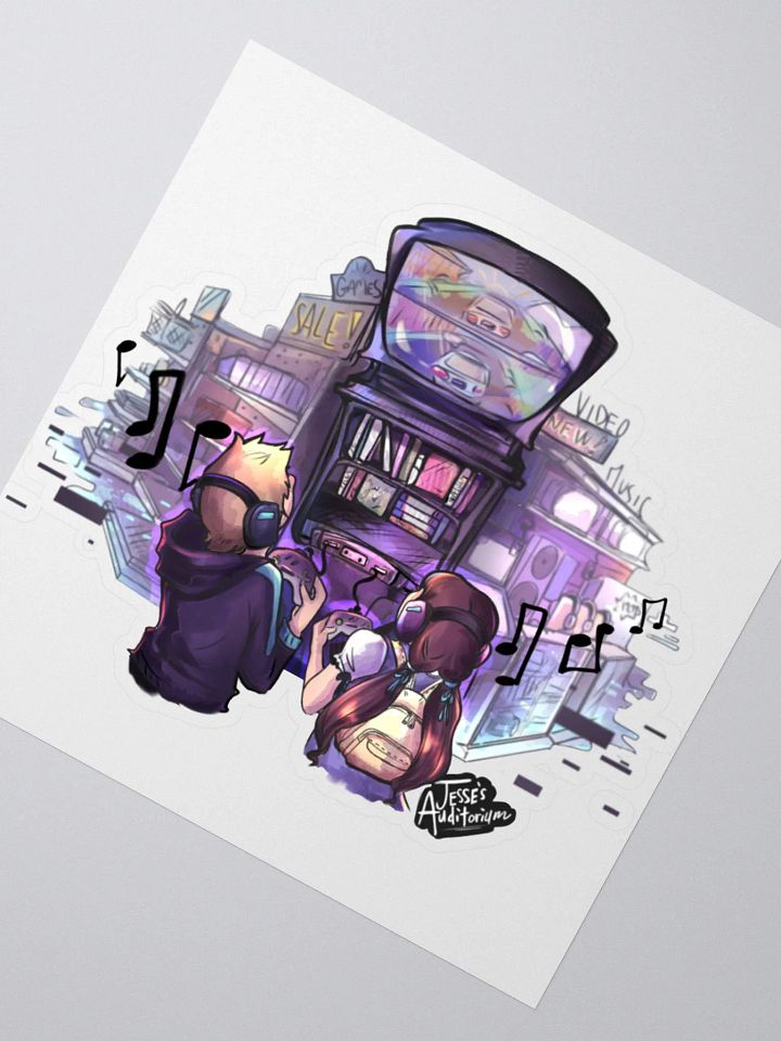Kiss Cut Sticker - Purple Dreams product image (2)