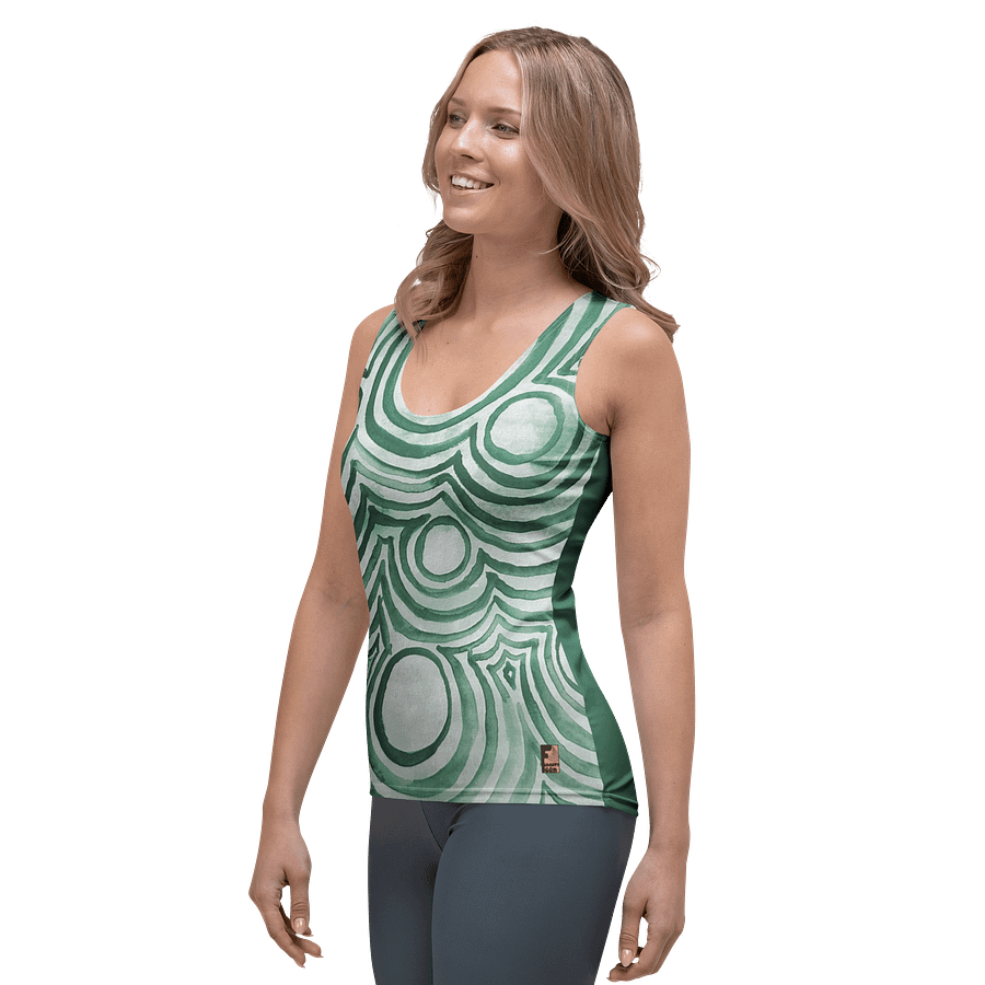 "Green Swirl" Women's Tank Top product image (3)