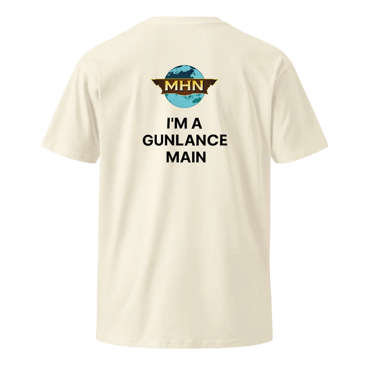 Gunlance Main MHN Emblem Unisex T-Shirt White/Natural product image (3)