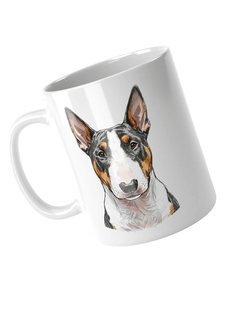 Bull Terrier Sketch-y Art Chic Small Ceramic Mug product image (4)