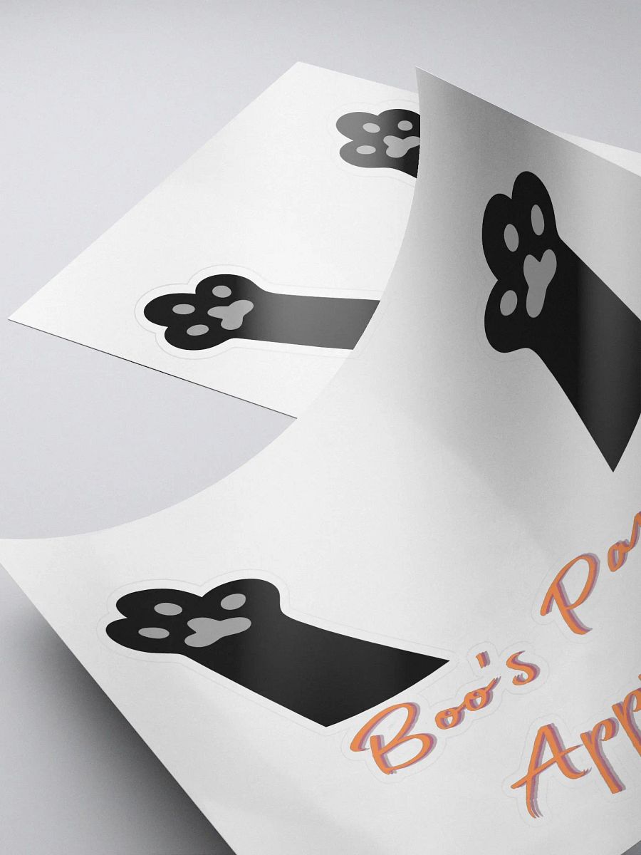 Boo's paws of approval (kiss sticker) product image (4)