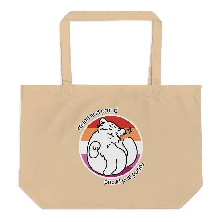 Round and Proud Manul Lesbian Version - Tote Bag product image (1)