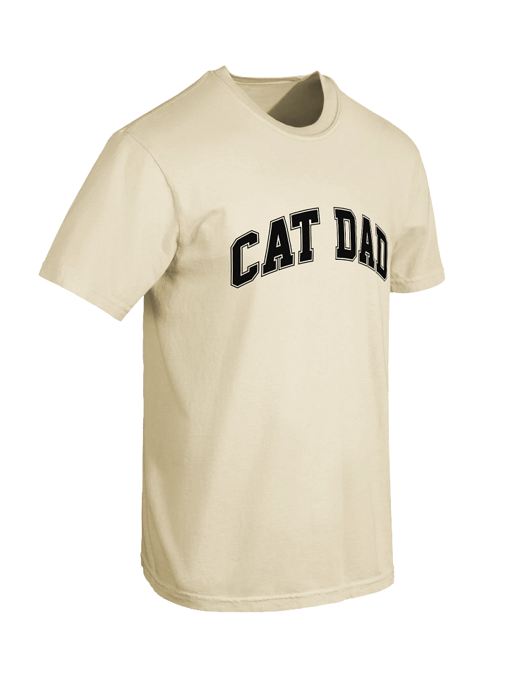 Cat Dad T-Shirt - Relaxed Fit Heavyweight Unisex Cotton T-Shirt product image (8)