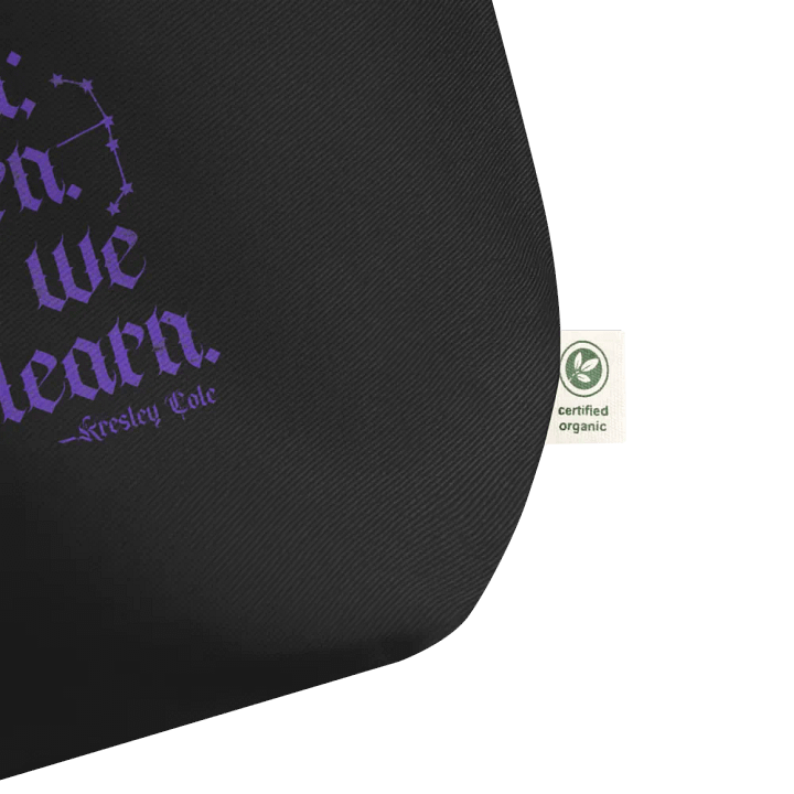 We Fail We Learn Organic Cotton Tote product image (2)