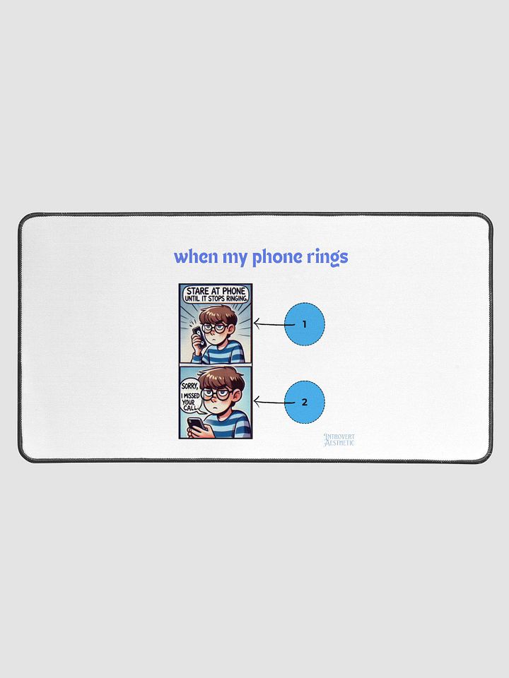 Phone Ringing Desk Mat product image (1)
