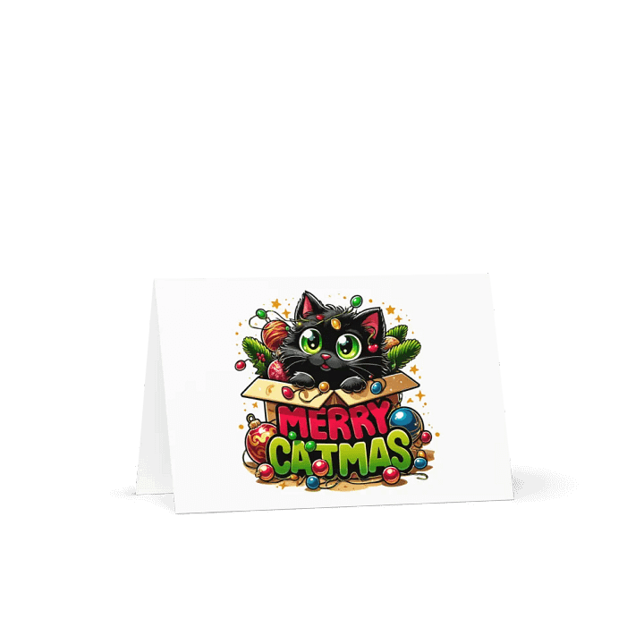 Merry Catmas Greeting Card product image (1)