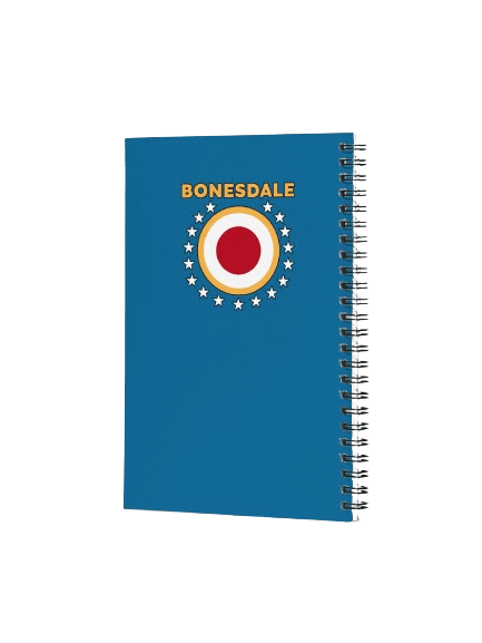 “Bonesdale Is My Homesdale” Notebook product image (2)