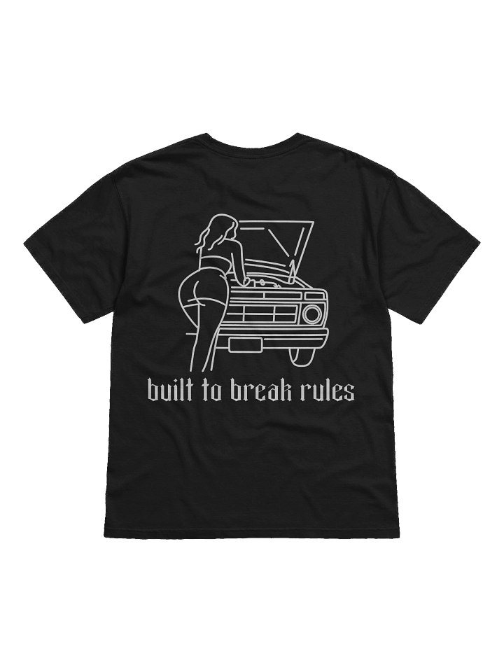 Built To Break Rules: Truck Line Art T-Shirt product image (1)
