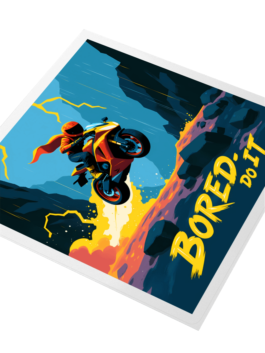 Colorful Moto – Bored Do It Sticker product image (9)