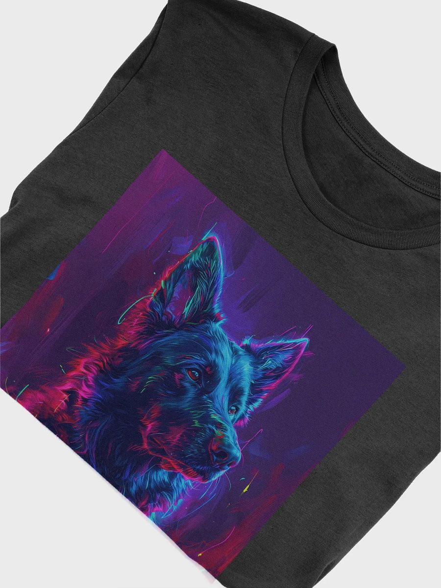 Neon Cyber Dog T-Shirt | Futuristic Dog Lover Tee | Perfect Gift for Pet Owners and Tech Enthusiasts product image (5)