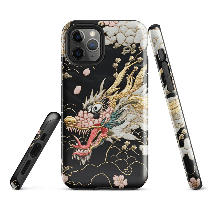 Silk Dragon Tough iPhone Case product image (1)