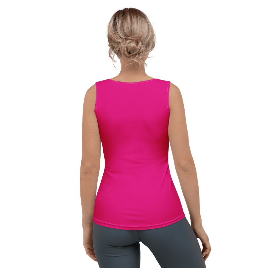 NEON NIGHTS SYNTHWAVE COUSIN TANK PINK product image (4)