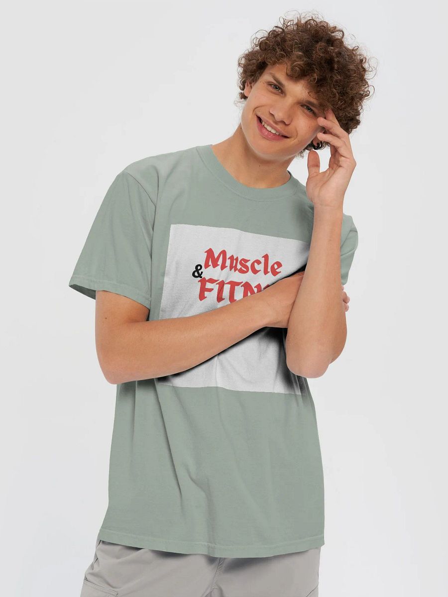 Man T-Shirt Muscle & Fitness Garment-Dyed Heavyweight product image (5)