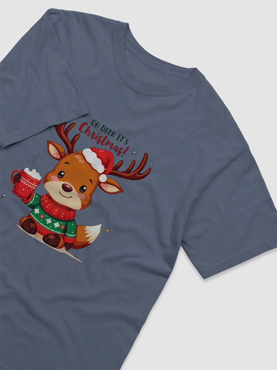 Oh Deer It's Christmas! Festive Reindeer T-shirt product image (16)