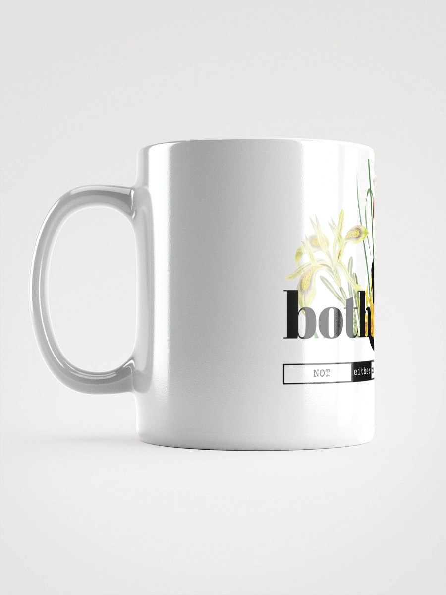 Floral both&More White Glossy Mug product image (3)