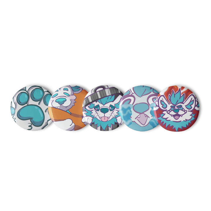 BD is Sleepy Pin Buttons Set product image (1)