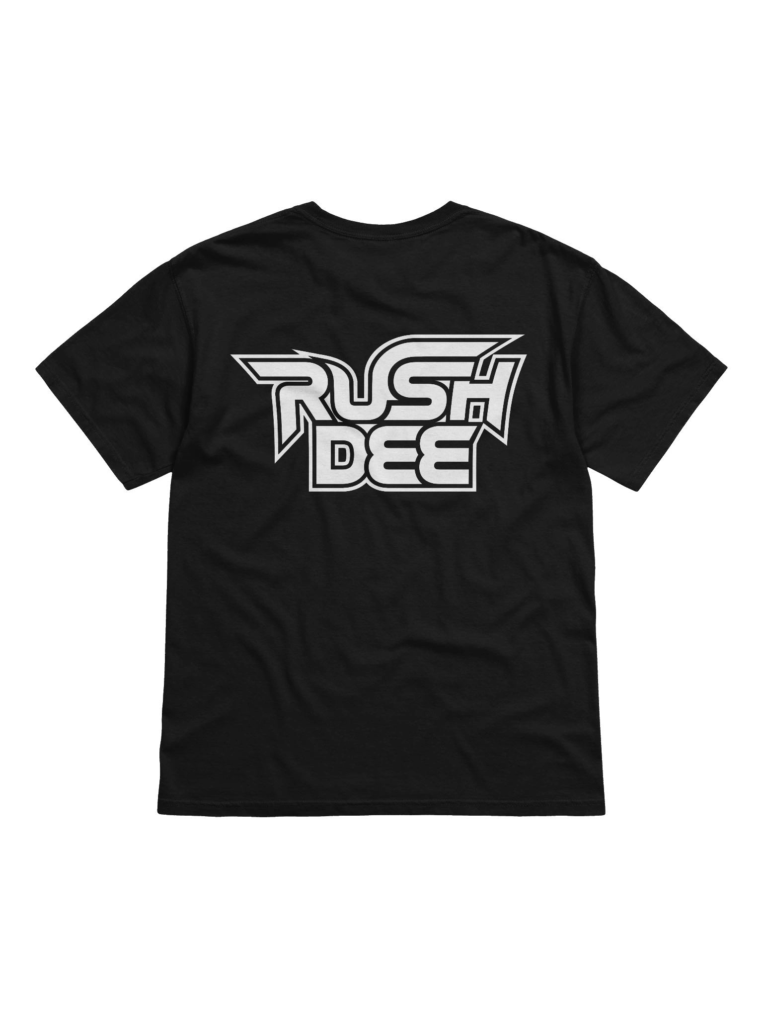 Rush Dee Logo Shirt Front & Back Black product image (2)