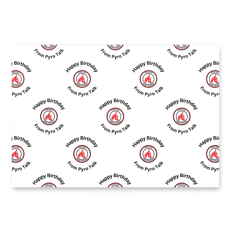 Happy Birthday from Pyro Talk Paper product image (3)