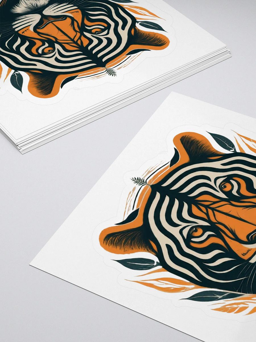 Tiger Stripes Kiss Cut Stickers product image (4)