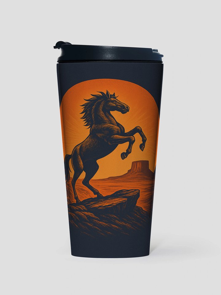 WILD HORSE IN SUNSET product image (1)