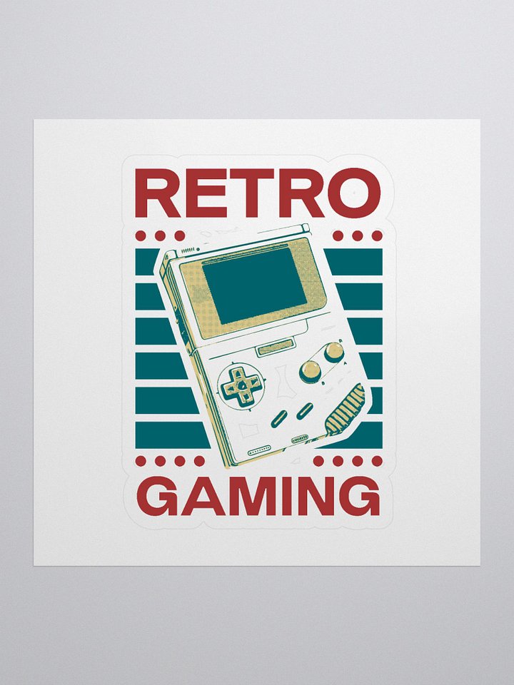 Retro Gaming Console Kiss Cut Stickers product image (1)