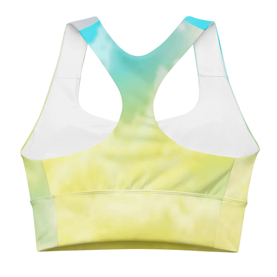 Blur cloud rainbow Design Longline Sports Bra - v8 product image (5)