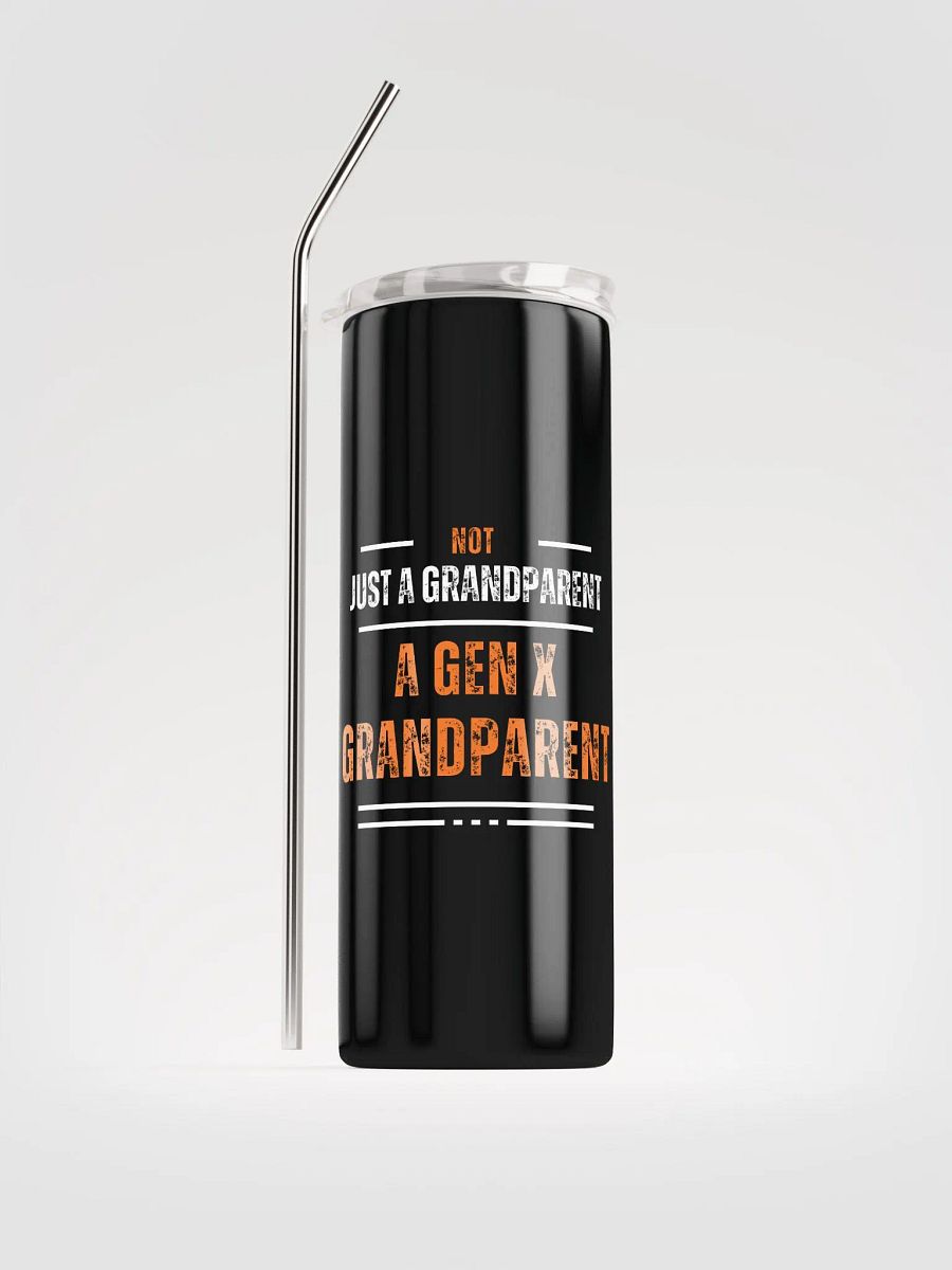 Not Just A Grandparent Stainless Steel Tumbler (Black) product image (3)