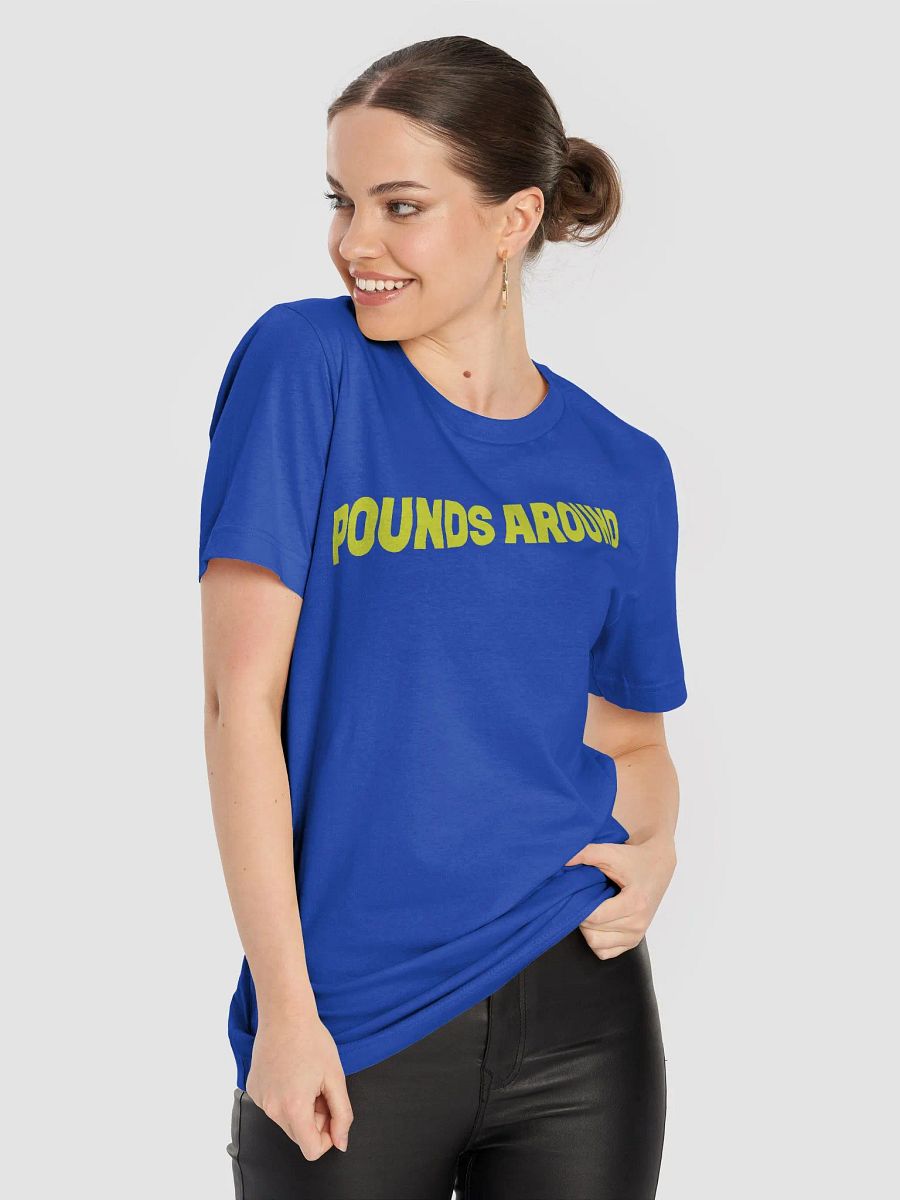 POUNDS AROUND BLUE AND YELLOW SHIRT product image (8)